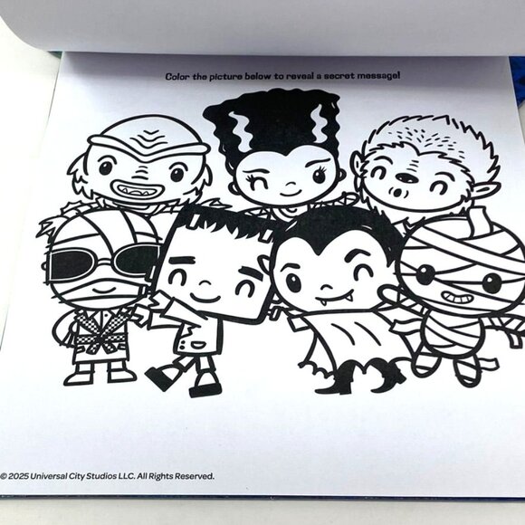 Imagine Ink Books 2 Pack Universal Monsters & PAW Patrol Halloween Activity - Picture 7 of 14